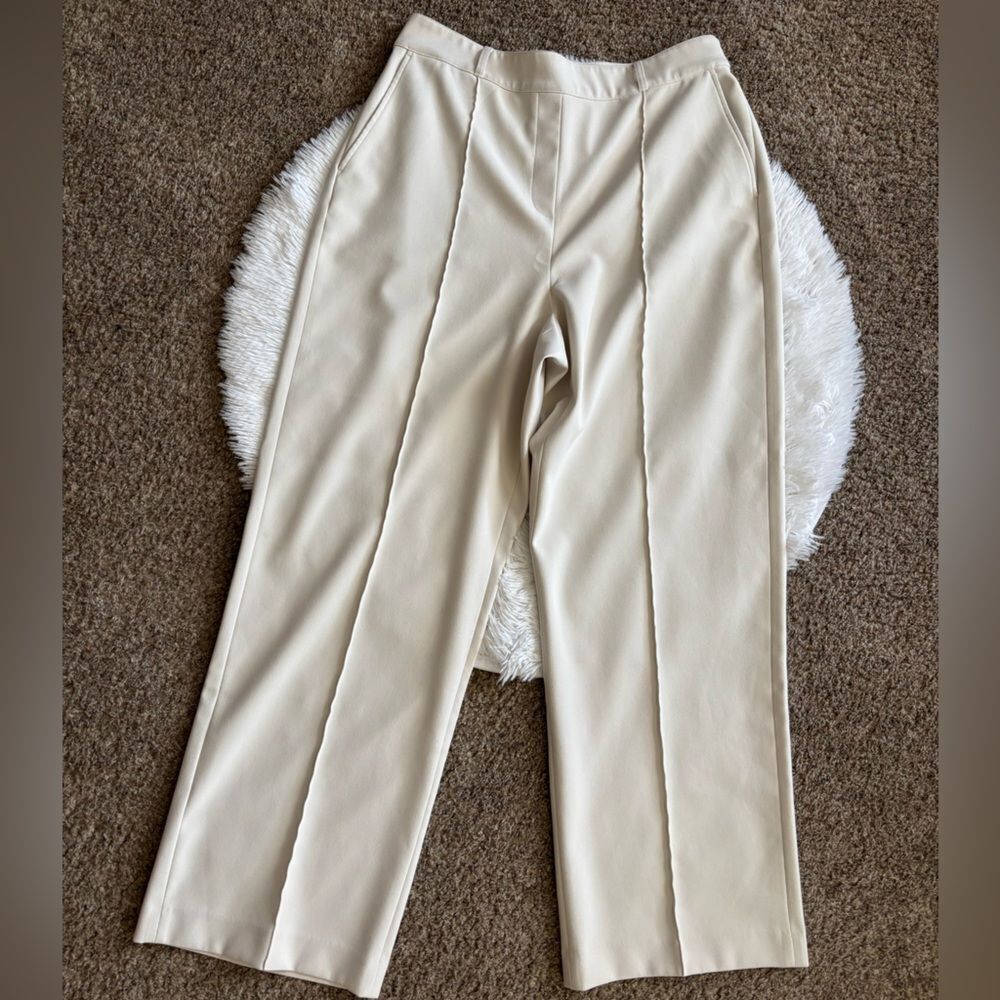 SPANX‎ Crepe Trousers Dress Pants Elastic Waist Stretchy Womens Size XL